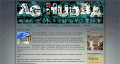 Desktop Screenshot of hudba.arcig.cz